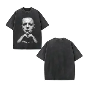 Michael Myers Heart Shirt, Horror Movie Tee, Hoodie and Sweatshirt for summer ,Halloween Gift, Slashers Tshirt, Retro Graphic, Spooky Season, Unisex T-shirt