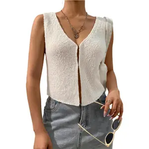 Women's Crochet Vest Tops Western Country Concert Rodeo Cowgirl Outfits Fashion Casual Trendy 2025