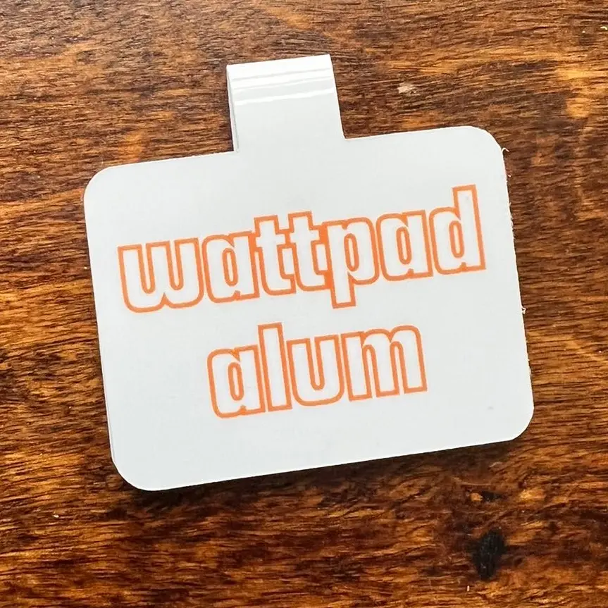 Wattpad Alum Inspired Magnetic Bookmark, Fan Fiction Themed Book Marker, BookTok Magnetic Page Clip for Readers