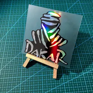 1PC Dakar Desert Rally Motocross Stickers Racing Style for Motorcycle Front Fairing Fuel Tank Scooter Vinyl Decals