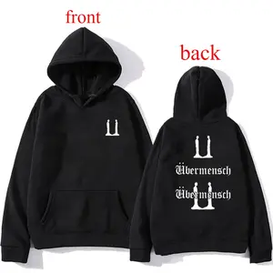 G-Dragon's Übermensch Hoodie – Harajuku Aesthetic Pullover Sweatshirt for Men & Women, Vintage Winter Streetwear