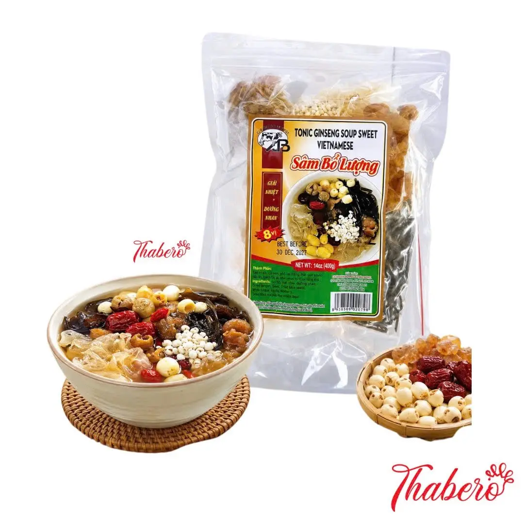 Chè Sâm Bổ Lượng Thảo Mộc Cao Cấp Tonic Ginseng Soup Sweet Vietnamese