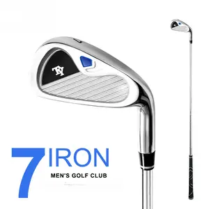 2026 Fashionable New Model Sports Outdoor Indoor Adjustable Error-Tolerant Beginner Safety Quality Premium Unisex Durable Golf Club No. 7 Iron Practice Club Beginner Golf No. 7 Steel Carbon Shaft Club accurate golf putter training equipment