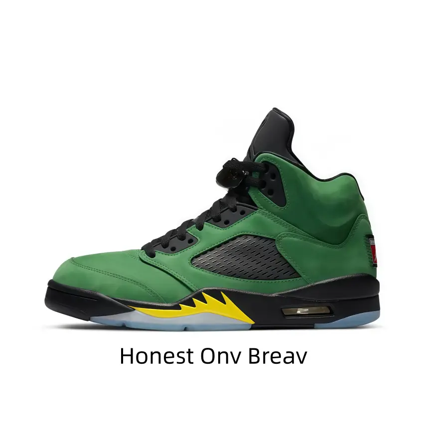 Forest Green Suede Retro High Top Basketball Sneakers, Dark Grey Breathable Mesh Window Bright Yellow Shark Tooth Accent Visible Air Cushion Midsole Men Eye-Catching Street Athletic Shoes