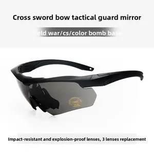 Ballistic Tactical Glasses for Crossbow |   Polarized Airsoft CS 🔫 🎯 |   Windproof Cycling Shooting Goggles