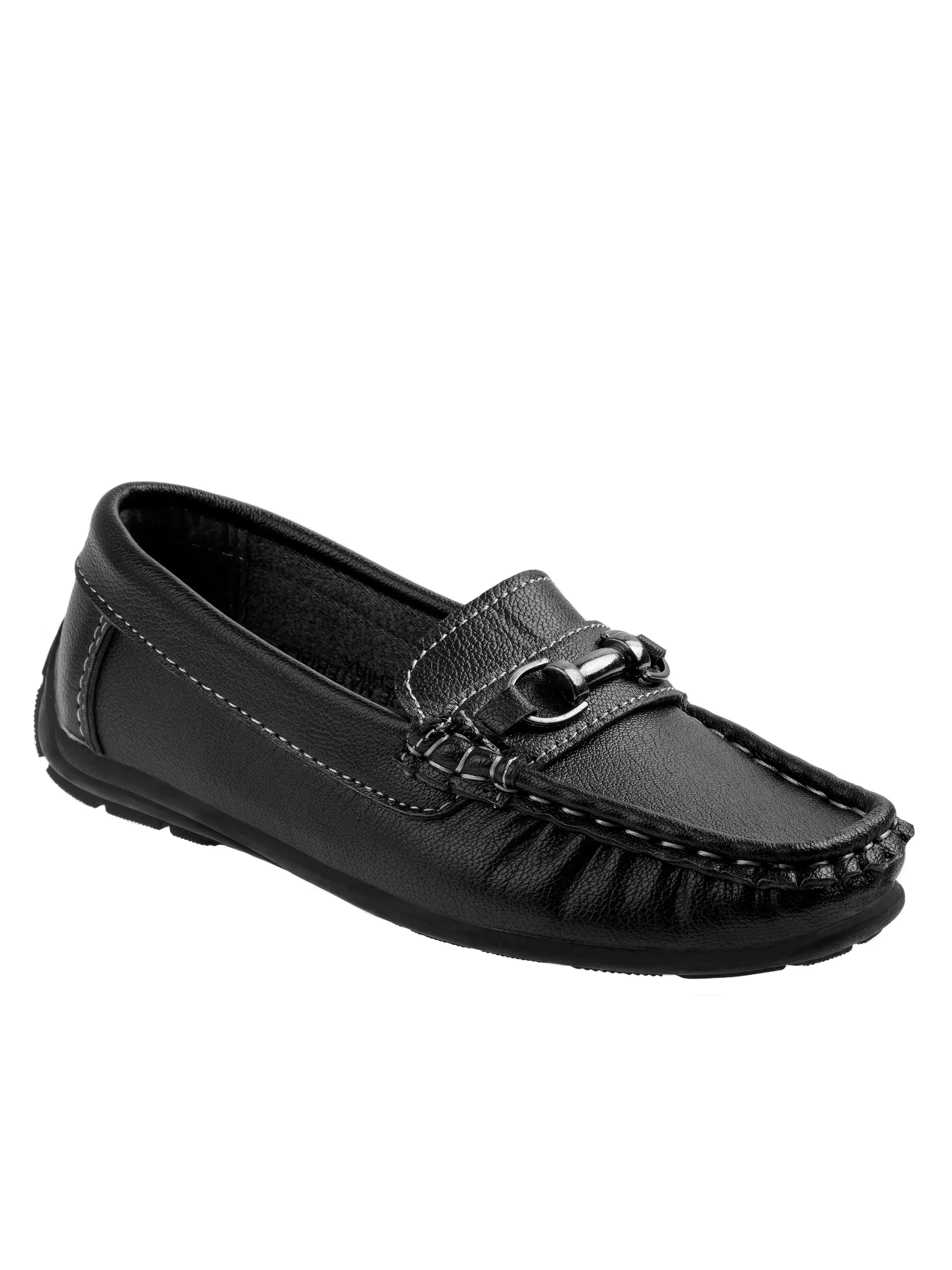 Josmo Boys' Loafer Slip On Shoes - Classic Style, Casual Dress, Comfort Fit, Durable (Little Kid), Rubber, Formal Wear