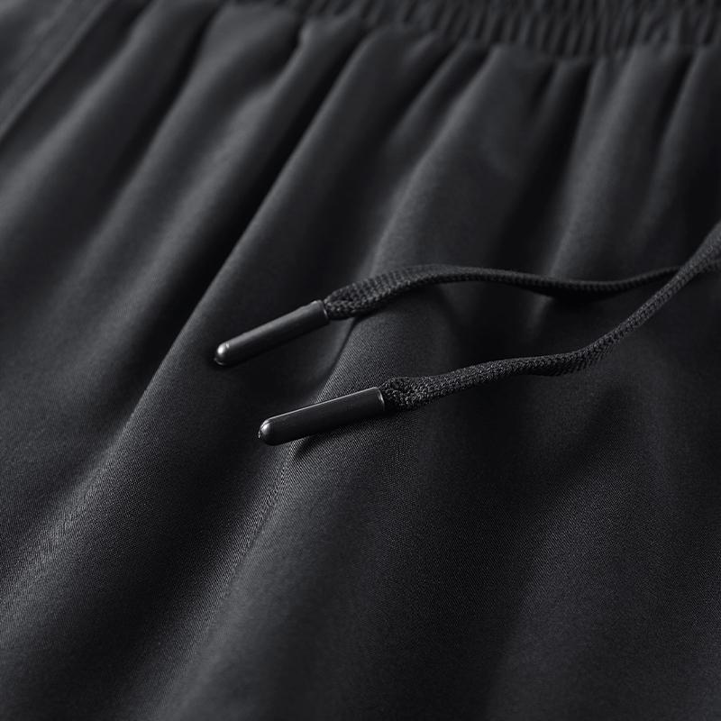 Men’s 2-in-1 running shorts, athletic fitness shorts with pockets, suitable for gym, hiking, and camping