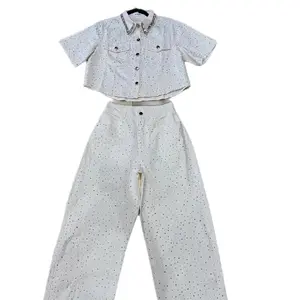 set denim with righstone