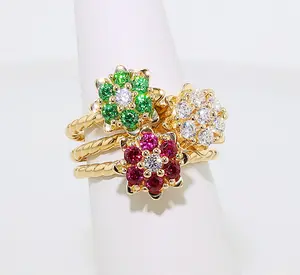 Large Tulip Rings™ - Original Gold-Filled
