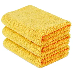 Ultrafine Fiber Car Drying Towel Set (3 Pieces), No Lint, No Scratches, High Absorbency Car Dry Towels, Microfiber Cleaning Cloths