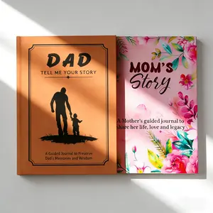 Mom & Dad, I Want to Hear Your Story – A Fill-In Life Story Journal & Family Memory Book, Meaningful Keepsake Gift for Parents from Son or Daughter