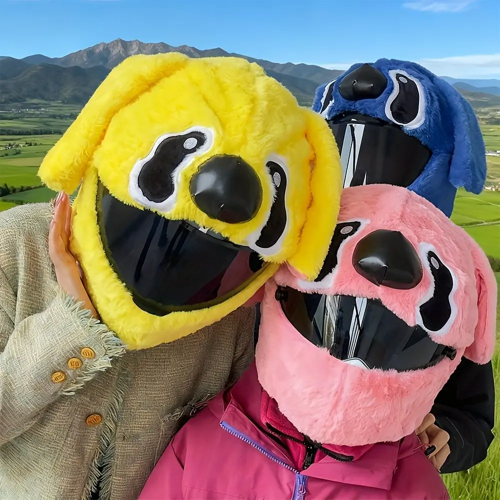 1pc Cartoon Cycling Helmet Cover, Stylish Helmet Decoration to Protect Against Scratches, Perfect for Couples Riding, Motorcycle Helmet Accessories, Helmet MTB, Sports Accessory