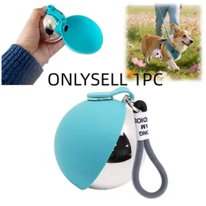 2-In-1 Portable Dog Water Bottle, Collapsible Bowl, Compact Hydration Solution, Ideal for Small Dogs and Puppies, Perfect for Walks and Hikes