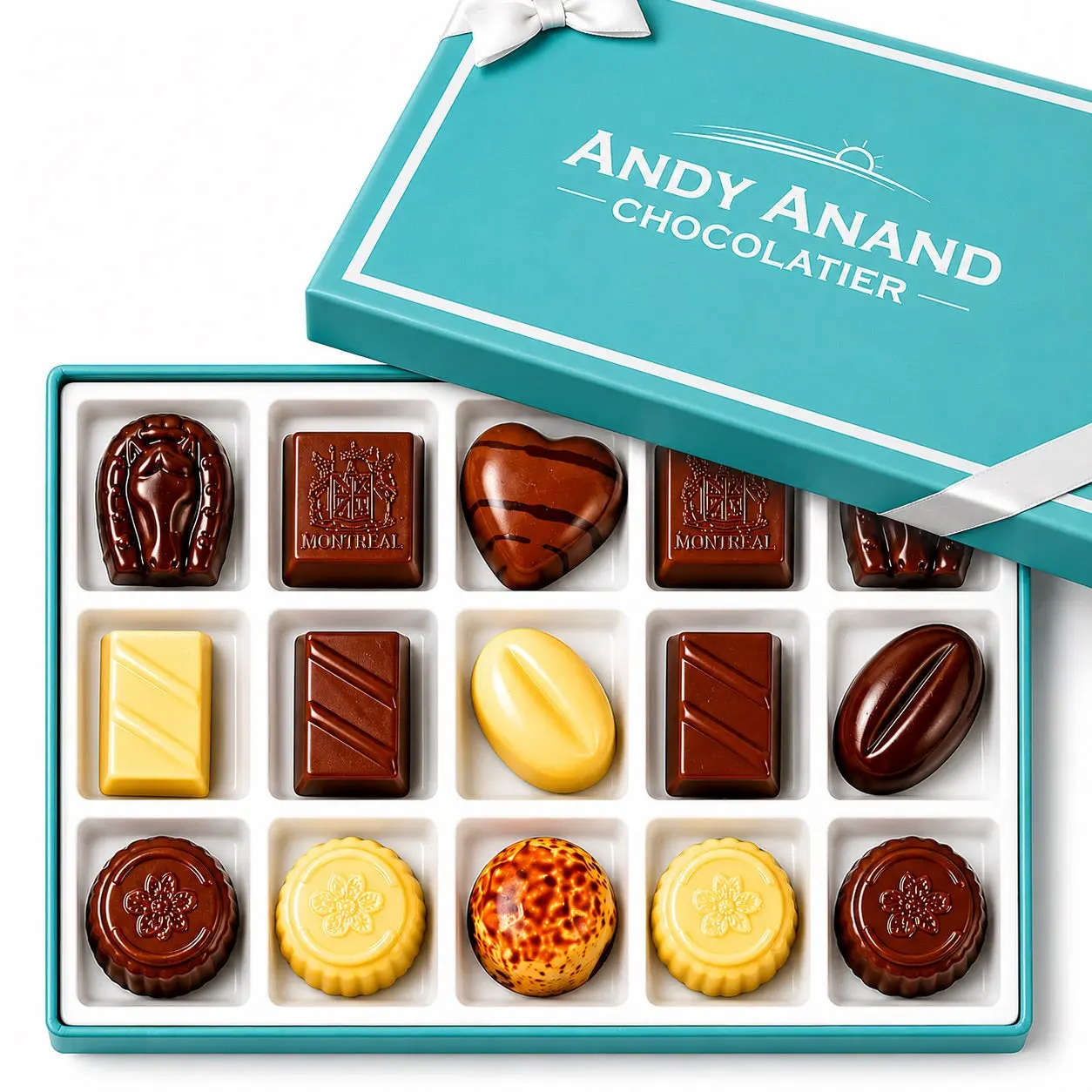Andy Anand Sugar-Free & Gluten-Free Belgian Chocolate Truffles, 15 pc – Assorted Flavors, Diabetic-Friendly, Birthday & Valentine's Gift