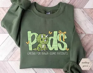 Pediatric Nurse Sweatshirt, Peds Nurse Crewnecks, Peds Nursing Student, Nursing Student Sweater, Gift For Her