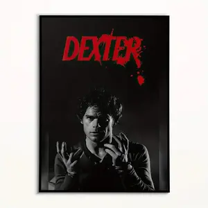 [Sale off up to 35%]  Dexter Movie Poster, Retro TV Show Wall Art, Thriller Horror Room Decor, Vintage Aesthetic Print[No frame, Free Ship]