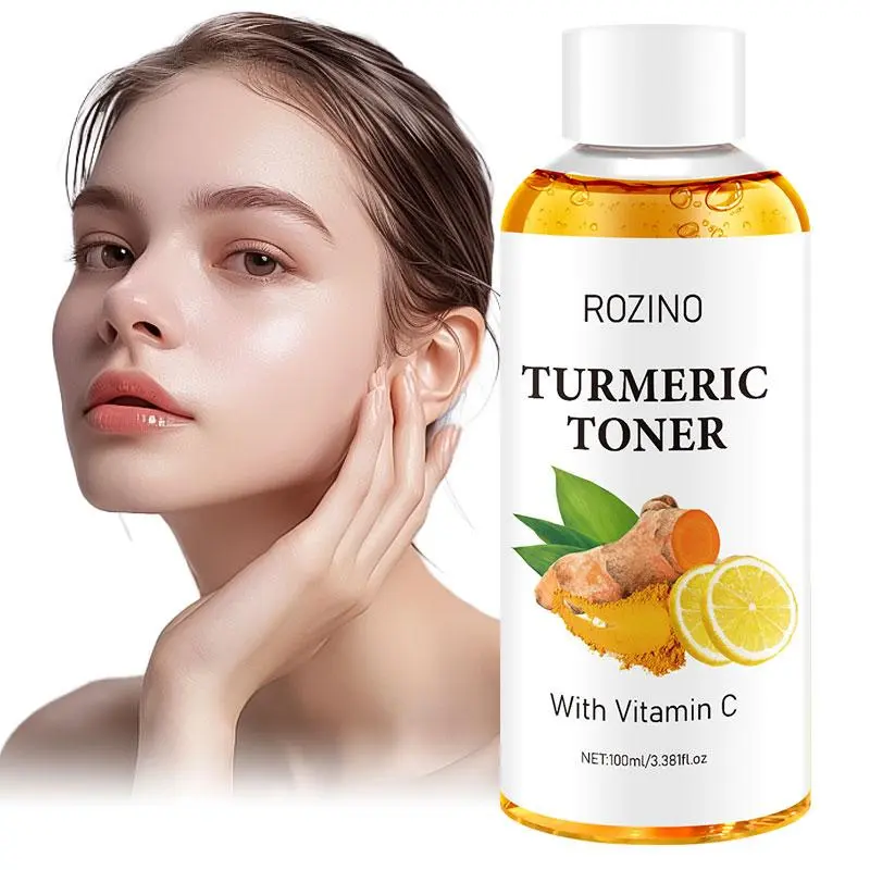 Turmeric & Vitamin C Facial Toner, Brightening & Balancing Skin Toner, Moisturizing Skin Care Product for Women & Men, Hydrating, Face Toner