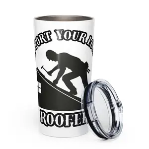 SYL Roofer - Tapered stainless steel tumbler