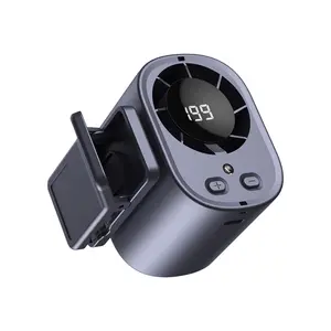 2026 New Portable Clip-on Fan - LED Display, 100 Adjustable Speeds, 360° Rotation USB Rechargeable Fan for Indoor & Outdoor Use