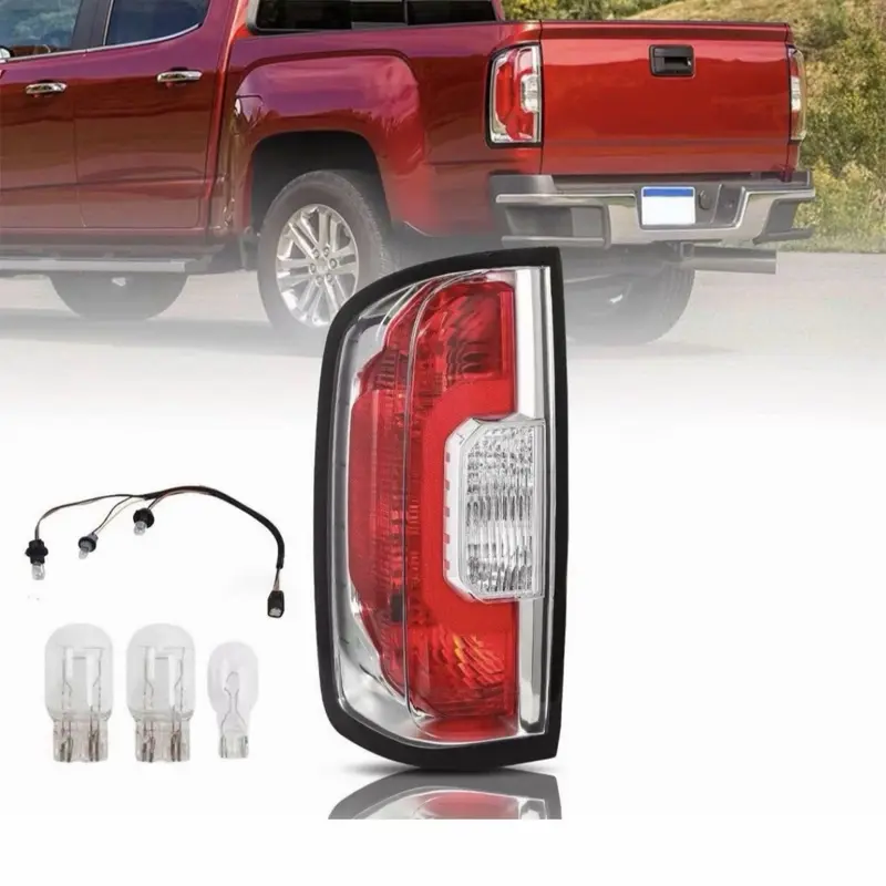Left For GMC Canyon 2015-2022 Tail Light Rear Brake Lamp W/ Bulbs