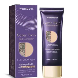 Body Concealer Makeup Waterproof No Transfer, Leg Vein Cover up Makeup for Varicose Veins Waterproof Black Skin, Leg and Body Scar Cover up Makeup for Tattoo Cover Up Oil Acne