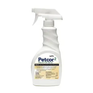 16 oz P-e-e-t-c-o-r 2 Flea Tick Lice Spray - 16oz