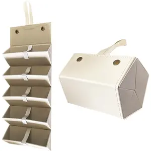 Sunglasses Organizer 5 Slots Travel Glasses Case Multiple Pairs Eyeglasses Storage Box Hanging Eyewear Holder