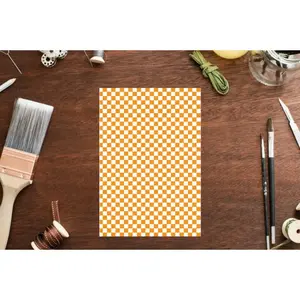 Tennessee Checkerboard Transfer Sheet for Polymer Clay