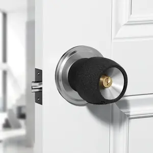 4 count Round Door Handle Covers - Anti-Scald Door Knob Cushion Cover - Door Handle Protector for Summer and Winter
