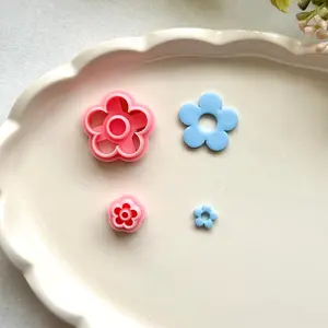 Flower Clay Cutter | 0.2mm Precision Blade, PLA+ Durable 3D Printed Tool