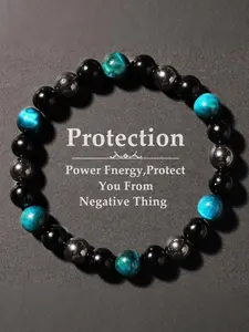 Mystical Triple Shield Bracelet, Energy Armor of Wealth and Protection, Unisex Temperament Purification Jewelry, Triple Protection Bracelet, Bead Bracelets, Beaded Bracelet