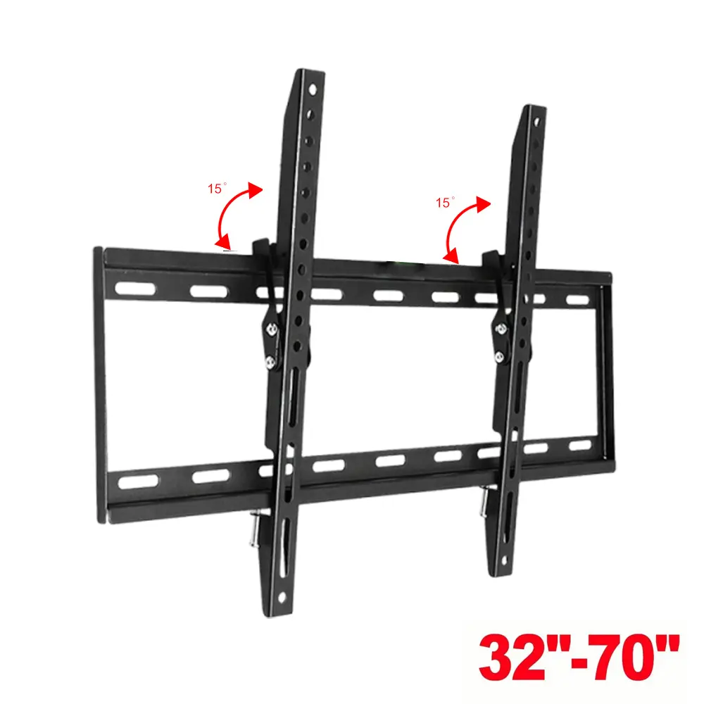 Tilt TV Wall Mount for Most 30-72 Inch LED, LCD and Flat Screen TVs, Max VESA 600x400mm, Holds up to 99 lbs, Low Profile Tilting TV Bracket for Easily Lock and Release, Space Saving TV Bracket