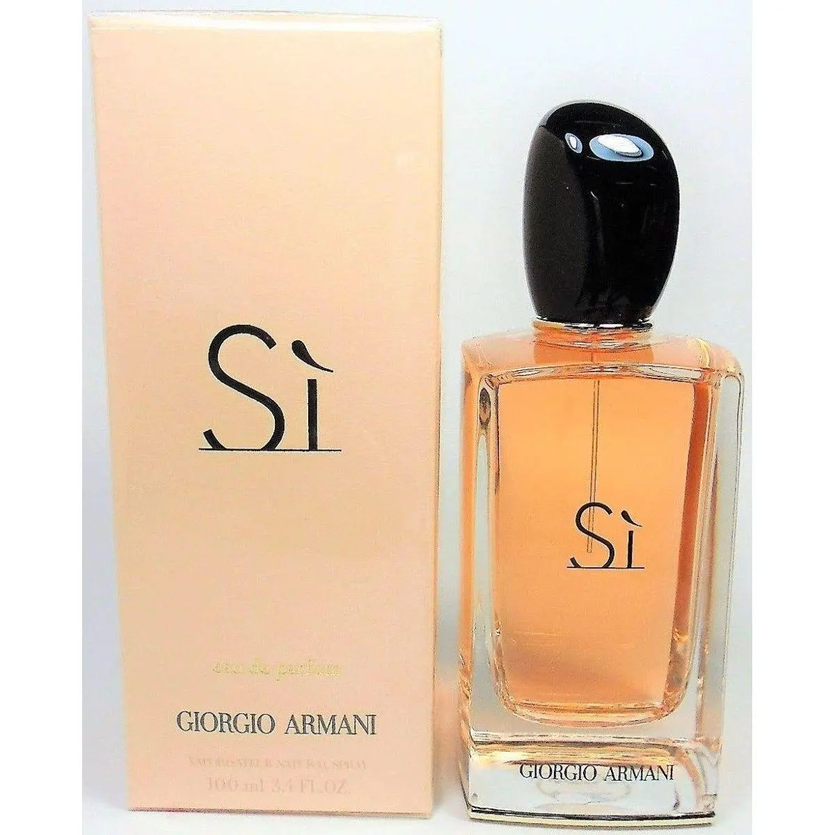 Giorgio Armani Si Women's Eau de Parfum (EDP) - 3.4oz Floral Fusion Fragrance with Blackcurrant, Musky Blond Wood, Chic Aroma, New in Box, Signature Scent, Feminine Energy, 3 To 3.9 Fl Oz, Fruity, Fragrance That Starts With A