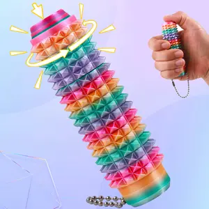 ASMR Sensory stim toy for ADHD Anxiety relief portable 3D printed Firm plastic spikes for Pain Stimulation Impulse Control Body Care Tool Clips onto Keys