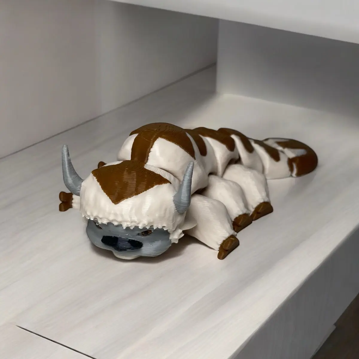 Appa flying bison flexi figurine collectible figurine desk decoration anime mini
