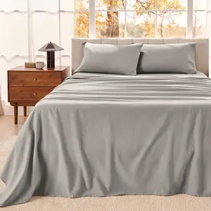 Bare Home Organic Flannel Sheet Set