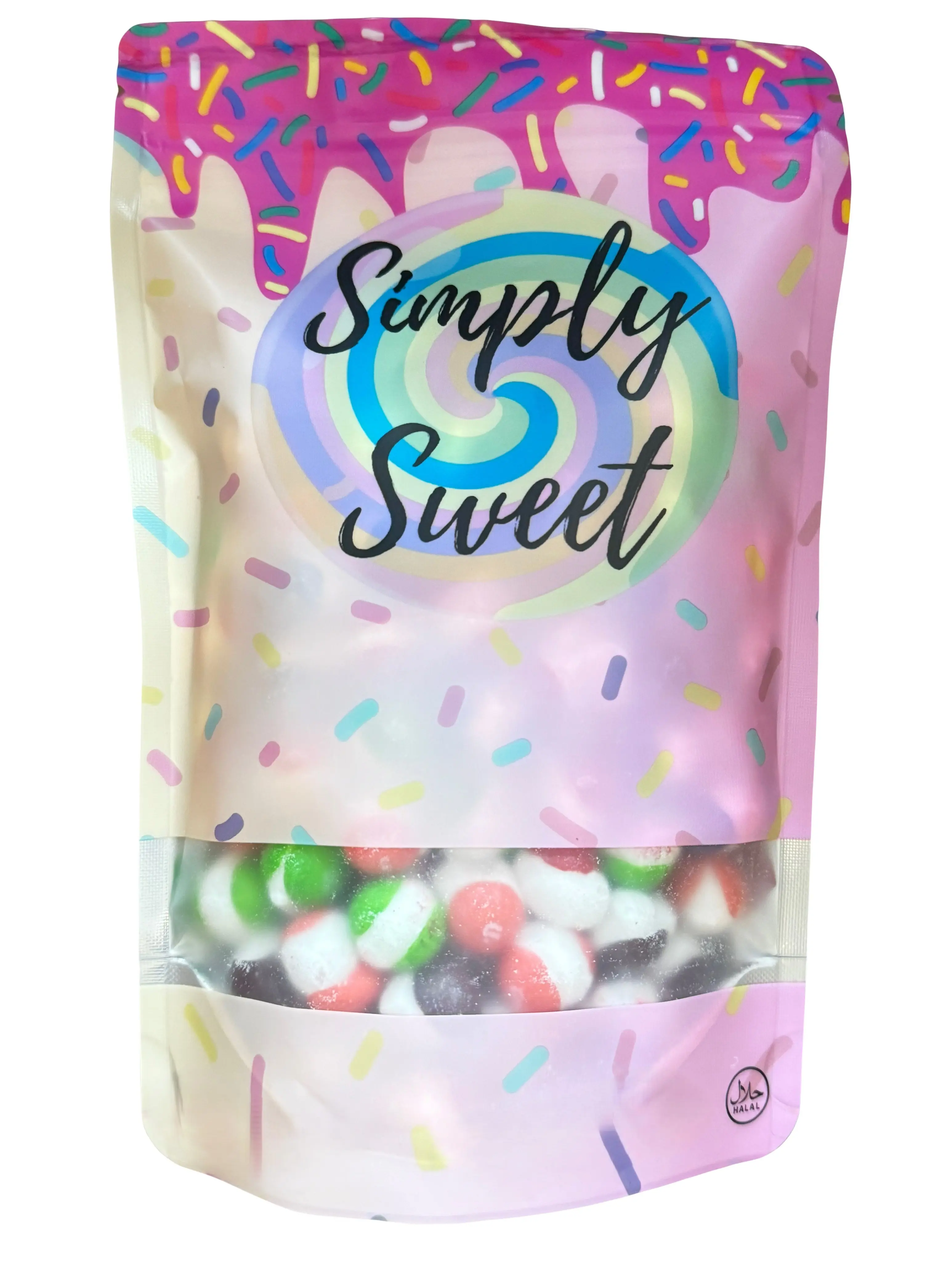 Freeze Dried Berry Xplosion Puffs Candies - US Assorted Gummy Mix, Gluten-Free Snack with Strawberry, Cherry Flavors