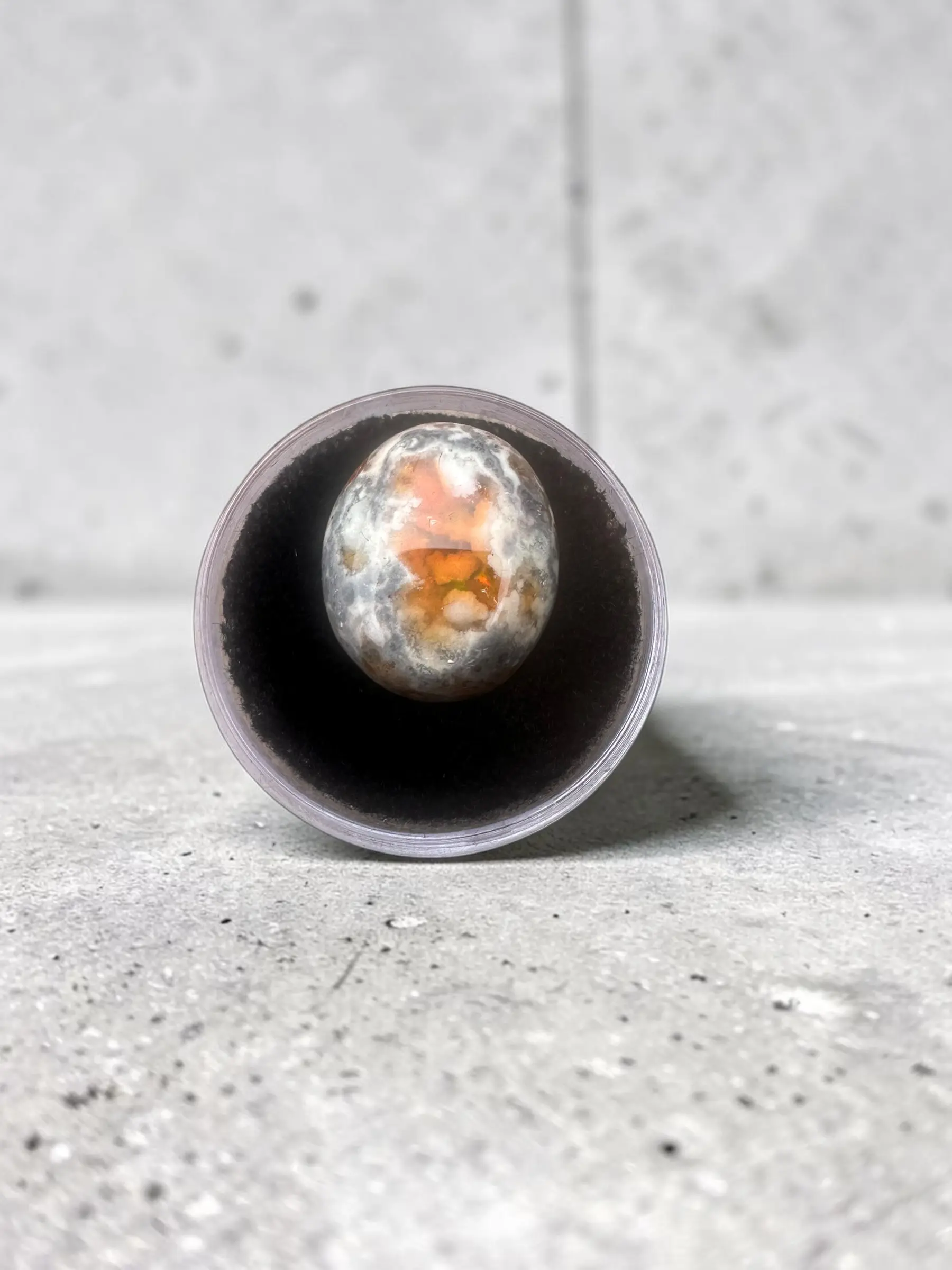 Natural Mexican Cantera Opal Cabochon 12.3 ct | Loose Fire Opal Matrix Stone for Jewelry Making