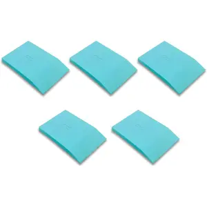 Mini Squeegee Rubber，Optimized for use with Mesh Backed Stencils and Transfers ， Mini Squeegee for Scorch Paste Wood Burning Paste, Paint, Screen (5)