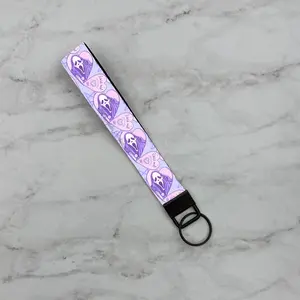 Horror Movie Inspired Ghost Face Wristlet Mini Lanyard