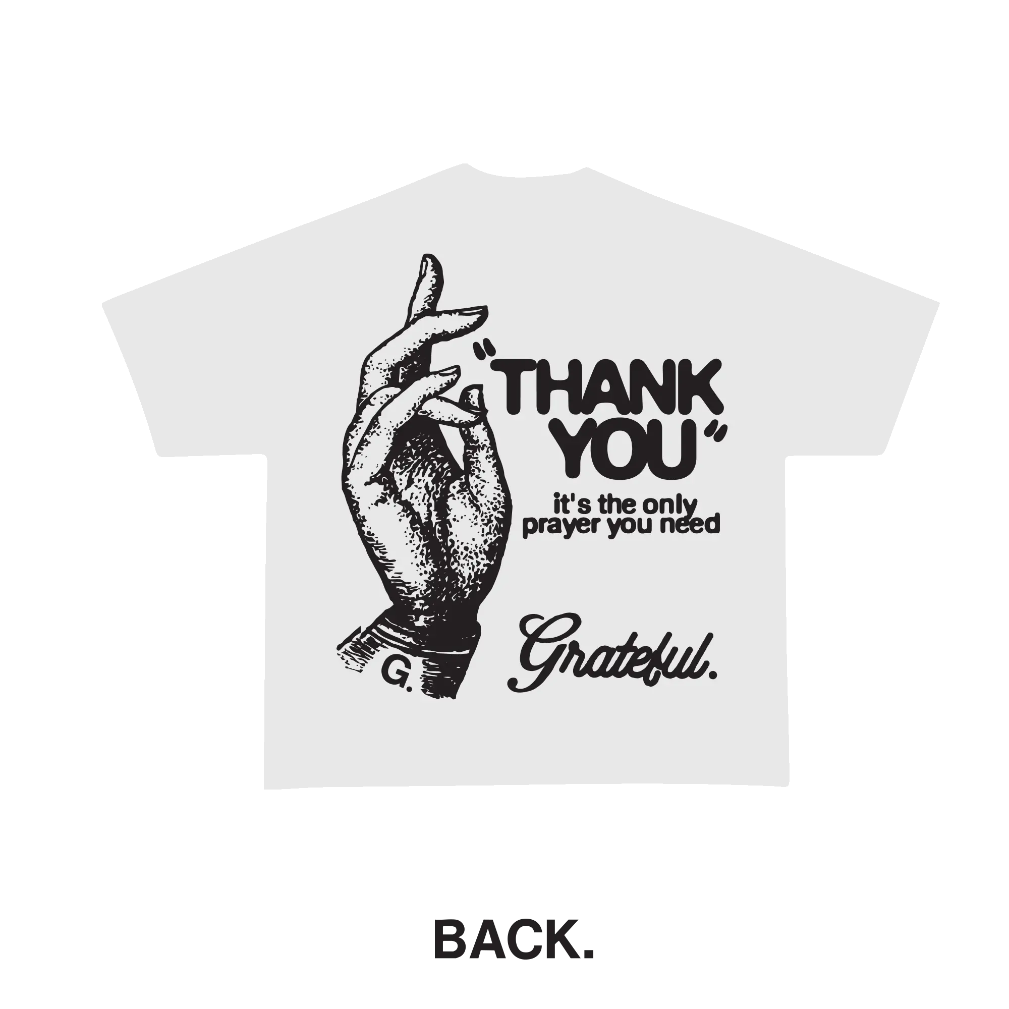 Only Prayer Tee- White