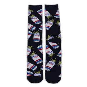 212 MAIN Men's Black Crew Socks - Modest Fashion Islamic Accessory, Office-Ready, Gentle Natural Light Design