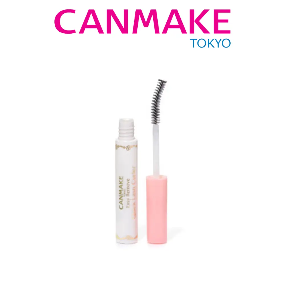 canmake Quick Lash Curler ER, Easy Remove Mascara Base for Long-lasting Curl, Moisture Resistant Liquid Cosmetic with Dextrin Palmitate (01 Clear), Water Proof