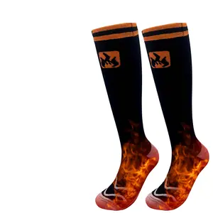 Rechargeable Heated Socks Heating Pad Unisex Battery 4 Heat Levels Long Lasting Washable Multi-Zone Heating Ideal for Hunting Camping Walking Fishing