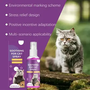 Cat Calming Spray | Pheromone Emotional Soothing Mist | Stress Relief for Felines | Non-Irritating | 60ml