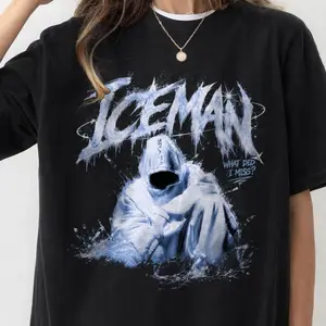 Iceman Vintage Shirt, Freeze The World Graphic Tee, Retro Rap Streetwear