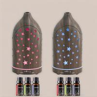 2PCS Deep Wood Grain