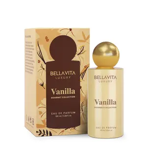 BellaVita Luxury's Gourmet Collection Vanilla Edp Musk, Fruity Long Lasting Fragrance Perfume For Men And Women 100ml