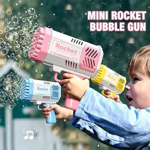 Electric Bubble Machine with LED Light, Kids Toy for Weddings, Parties, Gardens, Educational and Sensory Play, Holiday Gift Idea, Handheld Bubble Maker
