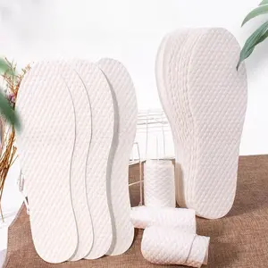 100pcs Disposable Thin Paper Insoles, Unisex Sweat Absorbent Odor Proof Military Training Shoes Pads, Adjustable Shoe Liners